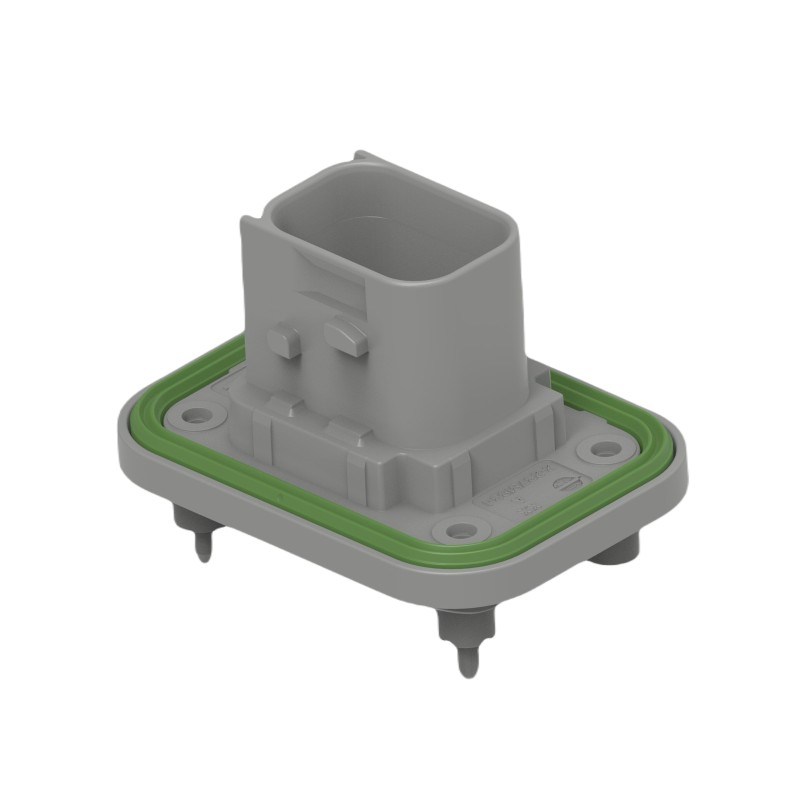 112 pcs - TE Connectivity 2-23781 Series Vertical Panel Mount PCB Header, 8 Contact(s), 6mm Pitch, 2 Row(s), Shrouded