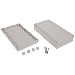 1 pcs - RS PRO Light Grey Polycarbonate Enclosure, IP53, 178.85 x 102 x 48.8mm