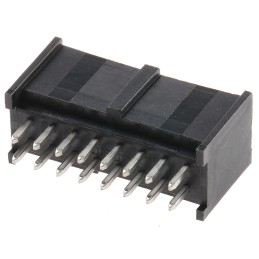 112 pcs - Molex C-Grid III Series Straight Through Hole PCB Header, 16 Contact(s), 2.54mm Pitch, 2 Row(s), Shrouded