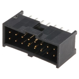 112 pcs - Molex C-Grid III Series Straight Through Hole PCB Header, 16 Contact(s), 2.54mm Pitch, 2 Row(s), Shrouded