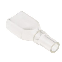 1 Pack of 100 - RS PRO PVC Crimp Housing, Clear