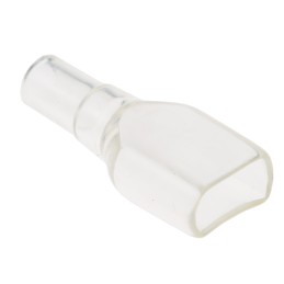 1 Pack of 100 - RS PRO PVC Crimp Housing, Clear
