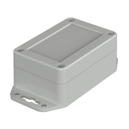 1 pcs - Bopla Euromas X Series Light Grey ABS Enclosure, IP66, IP68, IK07, Flanged, Light Grey Lid, 90 x 60 x 39.9mm