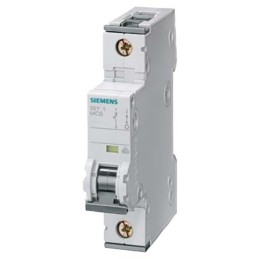 1 pcs - Siemens SENTRON 5SY4 MCB, 1P, 13A Curve B, 10 kA Breaking Capacity