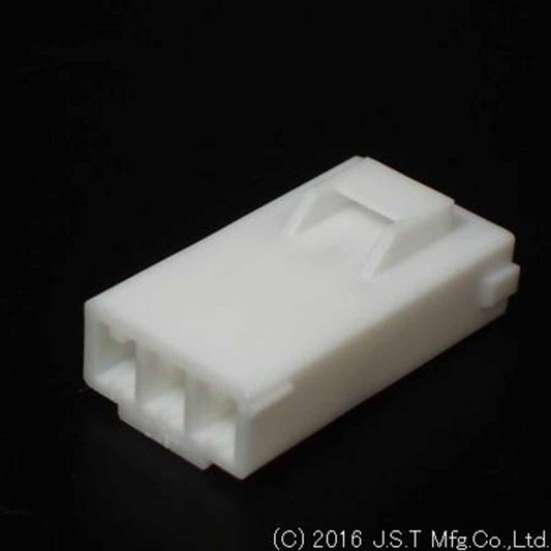 1 Pack of 100 - JST SL 3 Way D-sub Connector Plug, 3.96mm Pitch