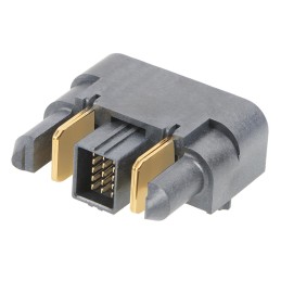 12 pcs - Molex 214114 Series Vertical PCB Mount PCB Socket, 8P + 30S-Contact, 5-Row, 2, 5.78 Pitch, Through Hole Termination