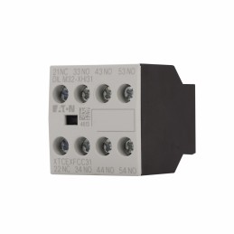 1 pcs - Eaton Auxiliary Contact, 4 Contact, 1NC + 3NO, Front Mount, DILM