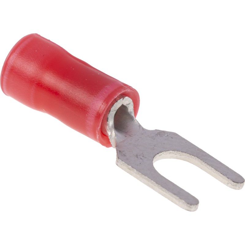 1 Pack of 1000 - TE Connectivity, PLASTI-GRIP Insulated Crimp Spade Connector, 0.25mm² to 1.6mm², 22AWG to 16AWG, 4.17mm Stud Si