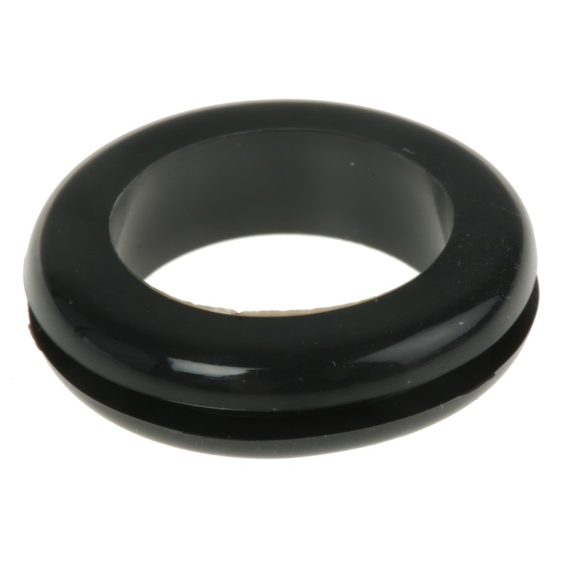 1 Bag of 100 - RS PRO Black PVC 20.1mm Cable Grommet for Maximum of 15.5mm Cable Dia.