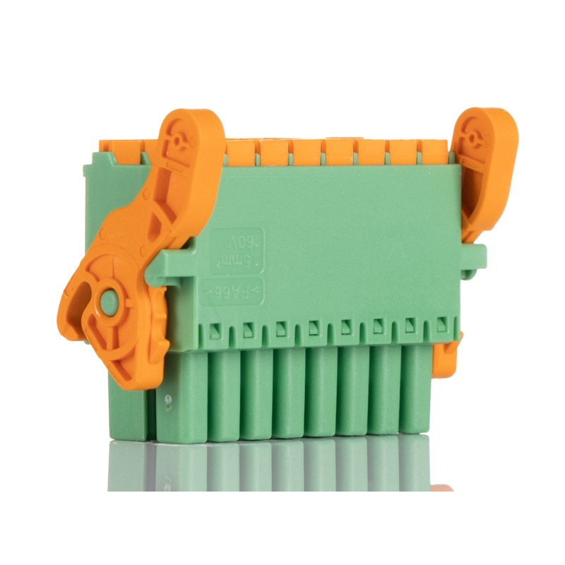 50 pcs - Phoenix Contact 3.5mm Pitch 16 Way Horizontal Pluggable Terminal Block, Plug, Cable Mount, Spring Cage Termination