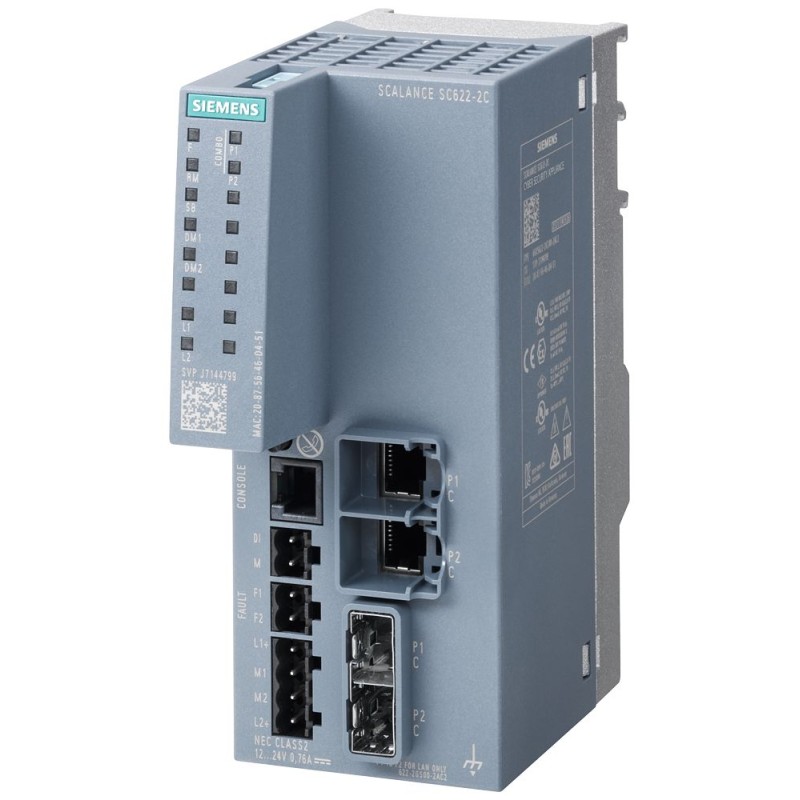 1 pcs - Siemens Managed 2 Port Ethernet Switch