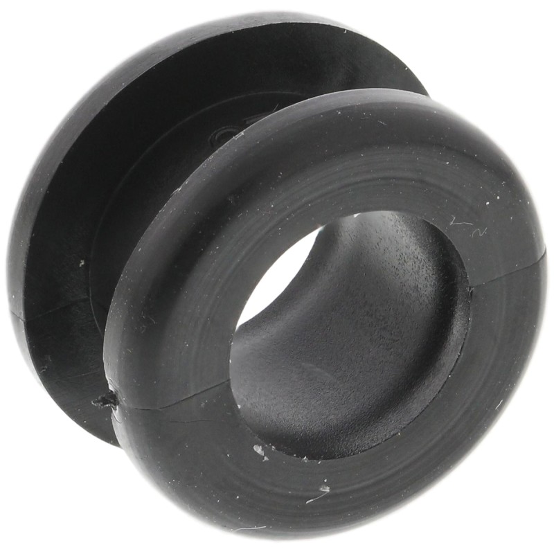 1 Bag of 100 - HellermannTyton Black PVC 12mm Cable Grommet for Maximum of 10mm Cable Dia.