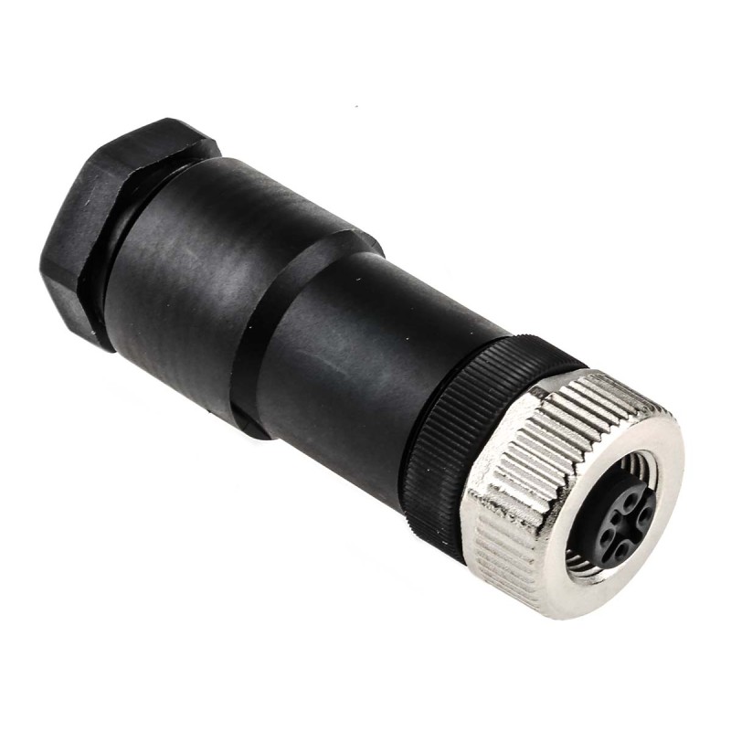 50 pcs - Binder Circular Connector, 5 Contacts, Cable Mount, M12 Connector, Socket, Female, IP67, 713 Series
