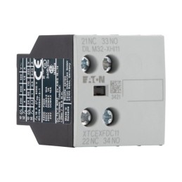 1 pcs - Eaton Auxiliary Contact, 2 Contact, 1NC + 1NO, Front Mount