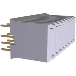 1 pcs - TE Connectivity Z-PACK HM Series Straight Through Hole Mount PCB Socket, 8-Contact, Solder Termination