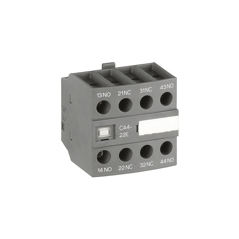 1 pcs - ABB Auxiliary Contact, 4 Contact, 4NO, Front Mount