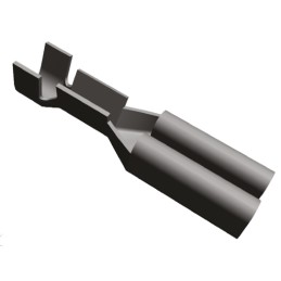 1 Pack of 10000 - TE Connectivity FASTIN-FASTON .110 Uninsulated Female Spade Connector, Receptacle, 2.79 x 0.51mm Tab Size, 0.3