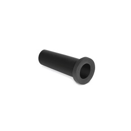 1 Bag of 100 - HellermannTyton Black PVC 8.8mm Cable Grommet for Maximum of 6.5mm Cable Dia.