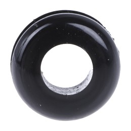 1 Bag of 100 - RS PRO Black PVC 10mm Cable Grommet for Maximum of 6.4mm Cable Dia.