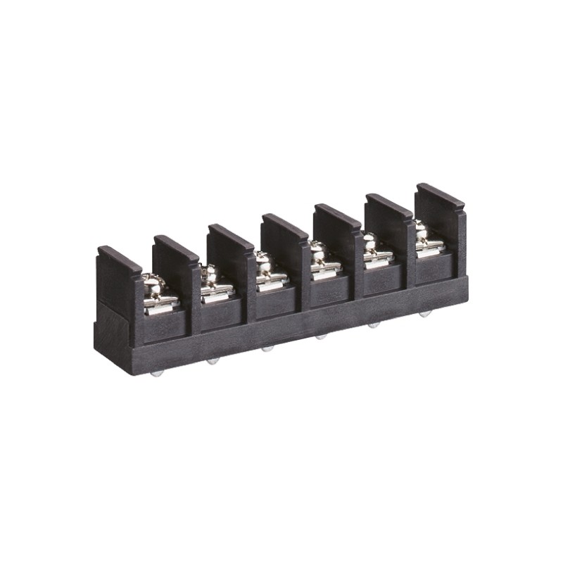 1 pcs - Osada Barrier Strip, 6 Contact, 9mm Pitch, 2 Row, 100A, 600 V, Female Gender, Solder Termination