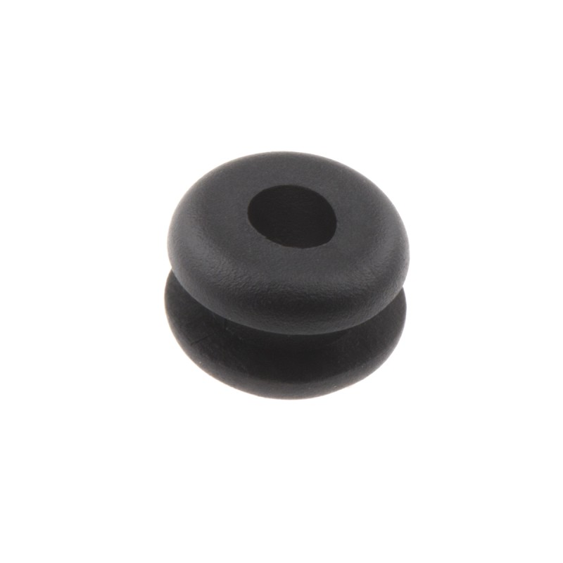 1 Bag of 100 - RS PRO Black PVC 5mm Cable Grommet for Maximum of 3mm Cable Dia.