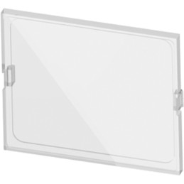 1 pcs - Italtronic Transparent Polycarbonate Front Panel, for Use with Modulbox XTS