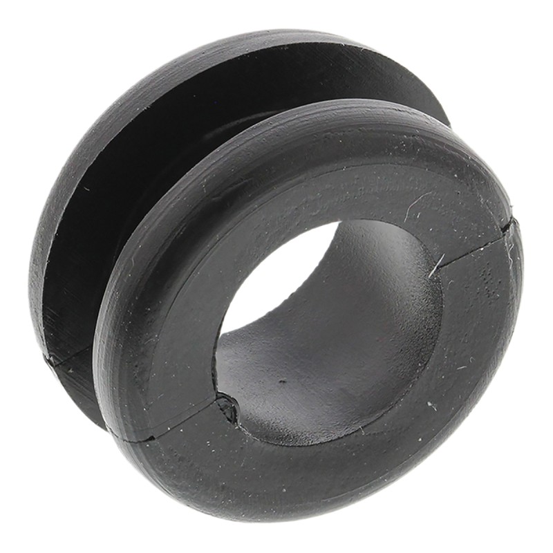 1 Bag of 100 - HellermannTyton Black PVC 12mm Cable Grommet for Maximum of 10mm Cable Dia.