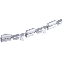 1 Pack of 11000 - TE Connectivity FASTON .250 Uninsulated Female Spade Connector, Receptacle, 6.35 x 0.81mm Tab Size, 0.8mm² to 