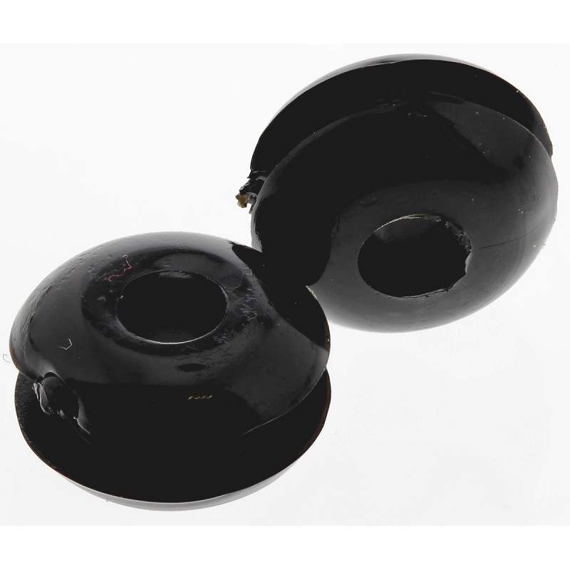 1 Bag of 100 - RS PRO Black PVC 6mm Cable Grommet for Maximum of 3mm Cable Dia.