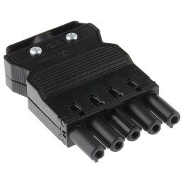 50 pcs - Wieland GST18i5 Series Mini Connector, 5-Pole, Female, Cable Mount, 20A, IP20