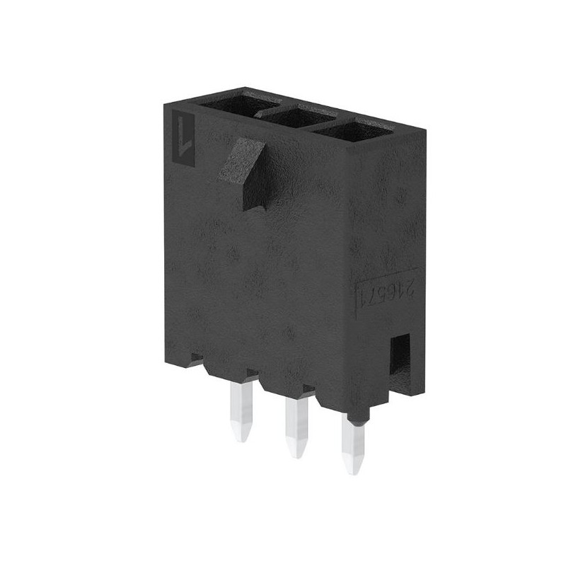 150 pcs - Molex Micro-Fit+ Series Vertical Through Hole PCB Header, 4 Contact(s), 3.0mm Pitch, 1 Row(s), Shrouded