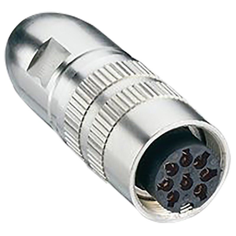 50 pcs - Lumberg 6 Pole Din Socket, DIN EN 60529, 5A, 250 V ac IP68, Screw On, Female, Cable Mount