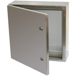 1 pcs - RS PRO 304 Stainless Steel Wall Box, IP66, 300 mm x 300 mm x 150mm