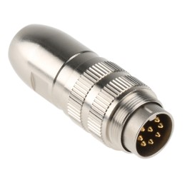 50 pcs - Lumberg 8 Pole Din Plug, DIN EN 60529, 5A, 60 V ac IP68, Male, Cable Mount