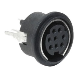 1500 pcs - CUI 6 Pole Din, Female, Panel Mount