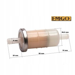 Fuel filter 8 mm kawasaki zx10 zx9 zx6 kfx zzr vn
