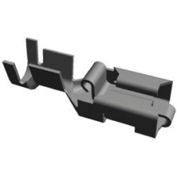 1 Pack of 1500 - TE Connectivity Positive Lock .250 Mk I Uninsulated Female Spade Connector, Receptacle, 6.35 x 0.8mm Tab Size, 