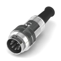 1 pcs - RS PRO 7 Pole M16 Din, 4A, 100 V IP40, Screw Lock, Male, Cable Mount
