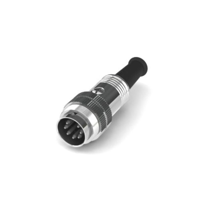 1 pcs - RS PRO 7 Pole M16 Din, 4A, 100 V IP40, Screw Lock, Male, Cable Mount