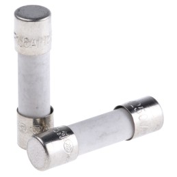 10 pcs - Littelfuse 1.6A F Ceramic Cartridge Fuse, 5 x 20mm