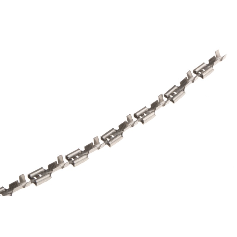 1 Pack of 15000 - TE Connectivity FASTON .250 Uninsulated Female Spade Connector, Receptacle, 6.35 x 0.81mm Tab Size, 1mm² to 2.