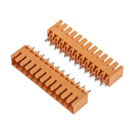 50 pcs - Weidmuller 3.5mm Pitch 12 Way Pluggable Terminal Block, Header, Through Hole, Solder Termination