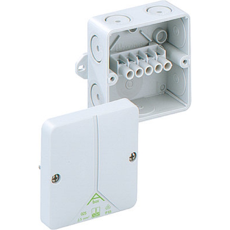 1 pcs - Gunther Spelsberg Polystyrene Junction Box, IP65, 80 x 80 x 52mm