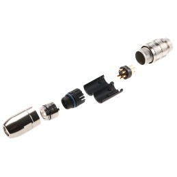 50 pcs - Lumberg 5 Pole Din Plug, DIN EN 60529, 5A, 250 V ac IP68, Male, Cable Mount