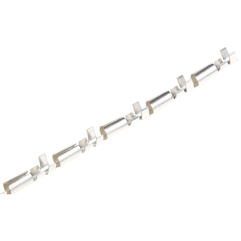 1 Pack of 18000 - TE Connectivity, 62734 Uninsulated Male Crimp Bullet Connector, 0.8mm² to 2mm², 18AWG to 14AWG, 4mm Bullet dia