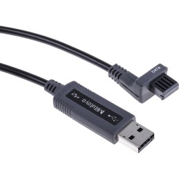1 pcs - Mitutoyo Linear Counter Cable, USB-A to VCP (USB-INT-C) For Use With Digimatic Series, 2m Length