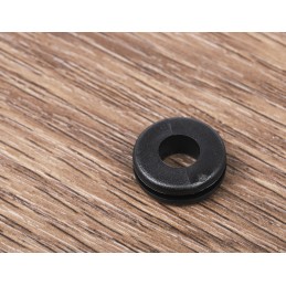 1 Bag of 100 - RS PRO Black PVC 9.5mm Cable Grommet for Maximum of 6.4mm Cable Dia.