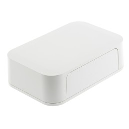 1 pcs - Takachi Electric Industrial PF Series White ABS Enclosure, IP40, White Lid, 100 x 150 x 45mm