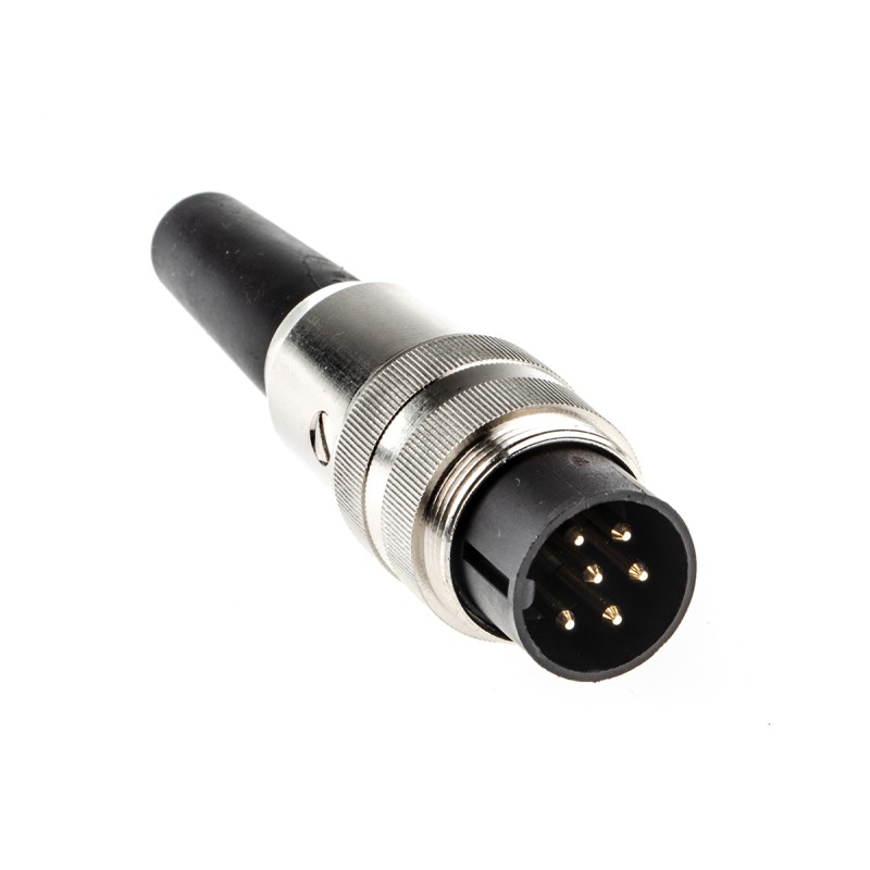 50 pcs - Lumberg, SV 6 Pole M16 Din Plug, DIN EN 60529, 5A, 250 V ac IP40, Screw On, Male, Cable Mount