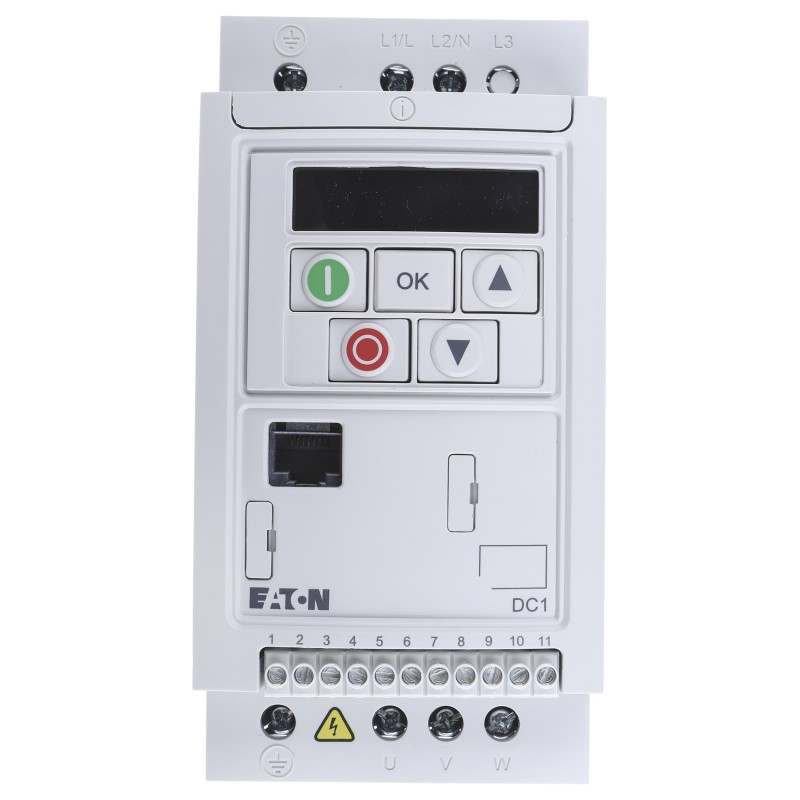 1 pcs - Eaton Inverter Drive, 0.75 kW, 1 Phase, 230 V ac, 4.3 A
